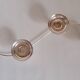 4-light silver metal candle holder