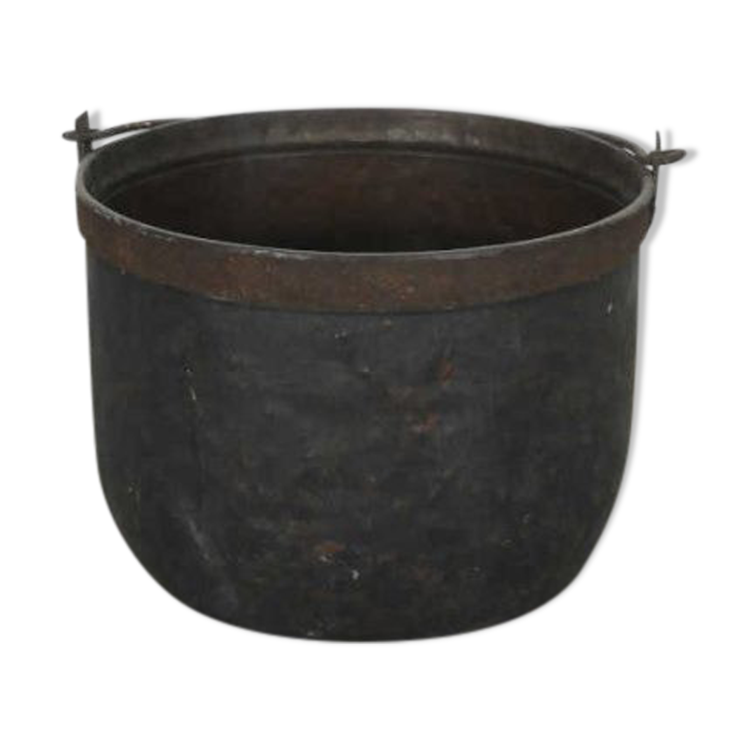 Antique copper kettle