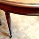 Oval centre table in solid mahogany from the Directoire, Empire period.