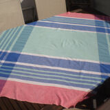 Nappe carrée coton vintage années 60-70