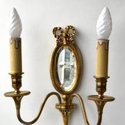 Louis XVI Wall Lamp Lucien Gau Mirror