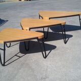 Tables gigognes "pétalo" Charlotte Perriand