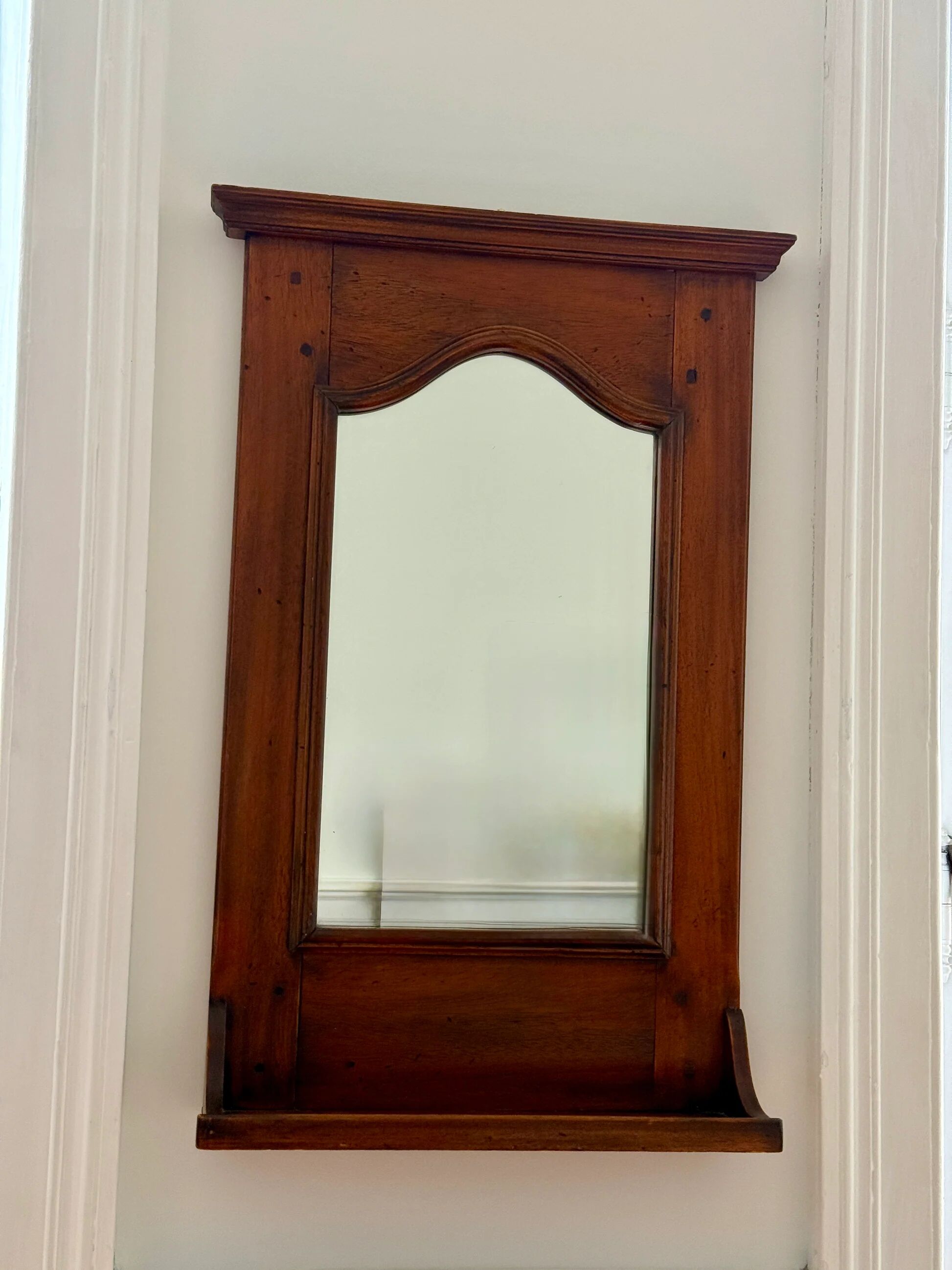 Antique wooden dressing table mirror – classic charm