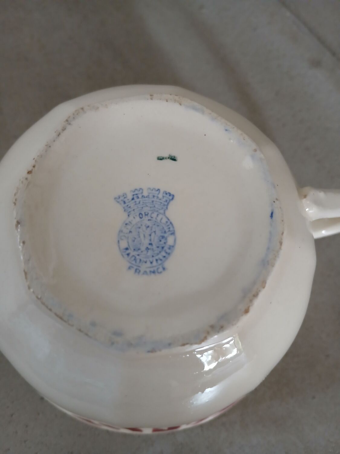 Bol / tasse ancienne Badonviller 