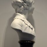Bust boy after Houdon signed Tharaud Limoges