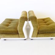 Ensemble de 2 chauffeuses de Mario Bellini 70s