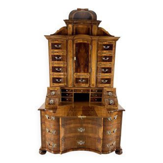 Baroque Walnut Secretary