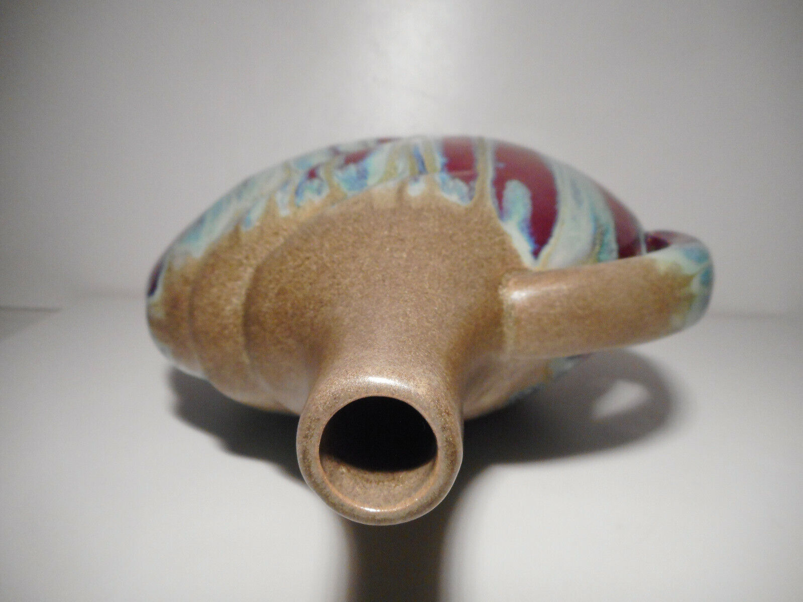 Vase soliflore in glazed ceramic earthenware vintage contemporary art 20th century