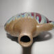 Vase soliflore in glazed ceramic earthenware vintage contemporary art 20th century