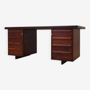 Bureau en acajou, design danois, années 1960, production : Danemark