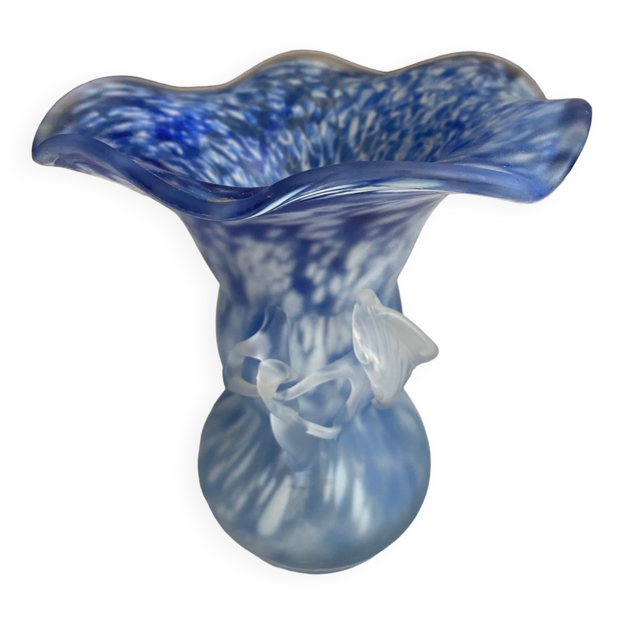 Blown glass vase