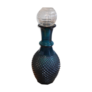 Carafe bleu vert avec