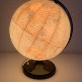 Vintage globe 1960 terrestrial lamp Süd-west verlag Munchen - 34 cm