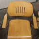 Lot of 6 "Golf" model chairs designed by Francesco Zaccone for the Brunner brand