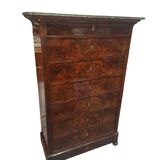 19th century mahogany chest of drawers