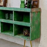 Workshop furniture – with green lockers