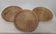 Lot de 3 corbeilles en rotin Vintage