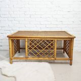 Rattan coffee table