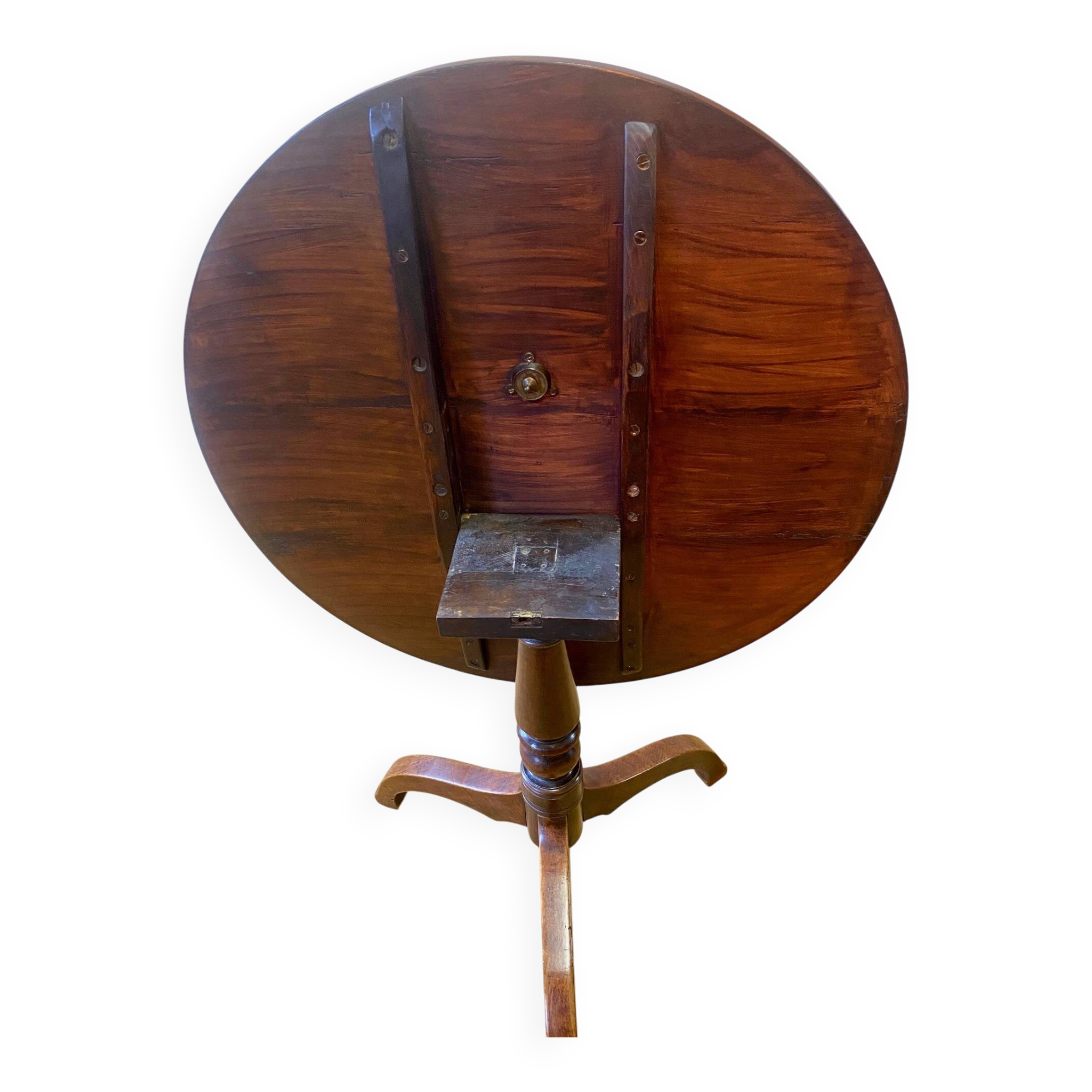 Cherry wood wine table.