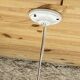 Industrial suspension in white glass and porcelain, vintage model.