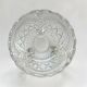 cut crystal sugar bowl with lid Pinwheel pattern crystal sweet jar