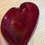 Murano glass cup/ashtray, House Seguso Vetri d'arte years 70-79
