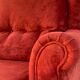 Coral velvet toad sofa