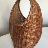 Wicker basket 1960s 45cm