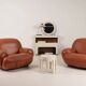 Italian Leather Lounge Chair