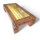 Northern Italian Roman carved style coffee table / marble top