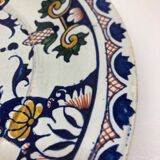 Gien earthenware plate from the end of the 19th century