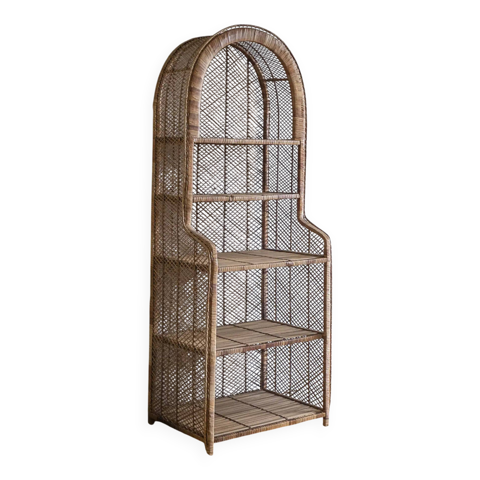 "Paloma" rattan shelf