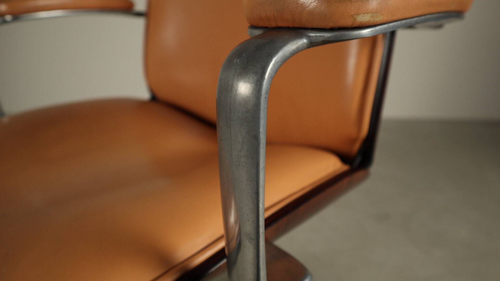 Executive office chair by Ennio Fazioli for MIM Roma, Italy 1960