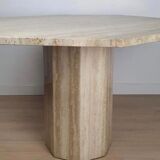 Travertine table