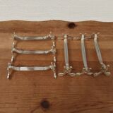 Christofle silver metal knife holders