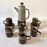 Stoneware coffee service, made in Japan.