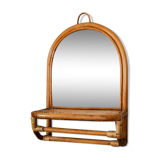 Miroir rotin 41x64cm