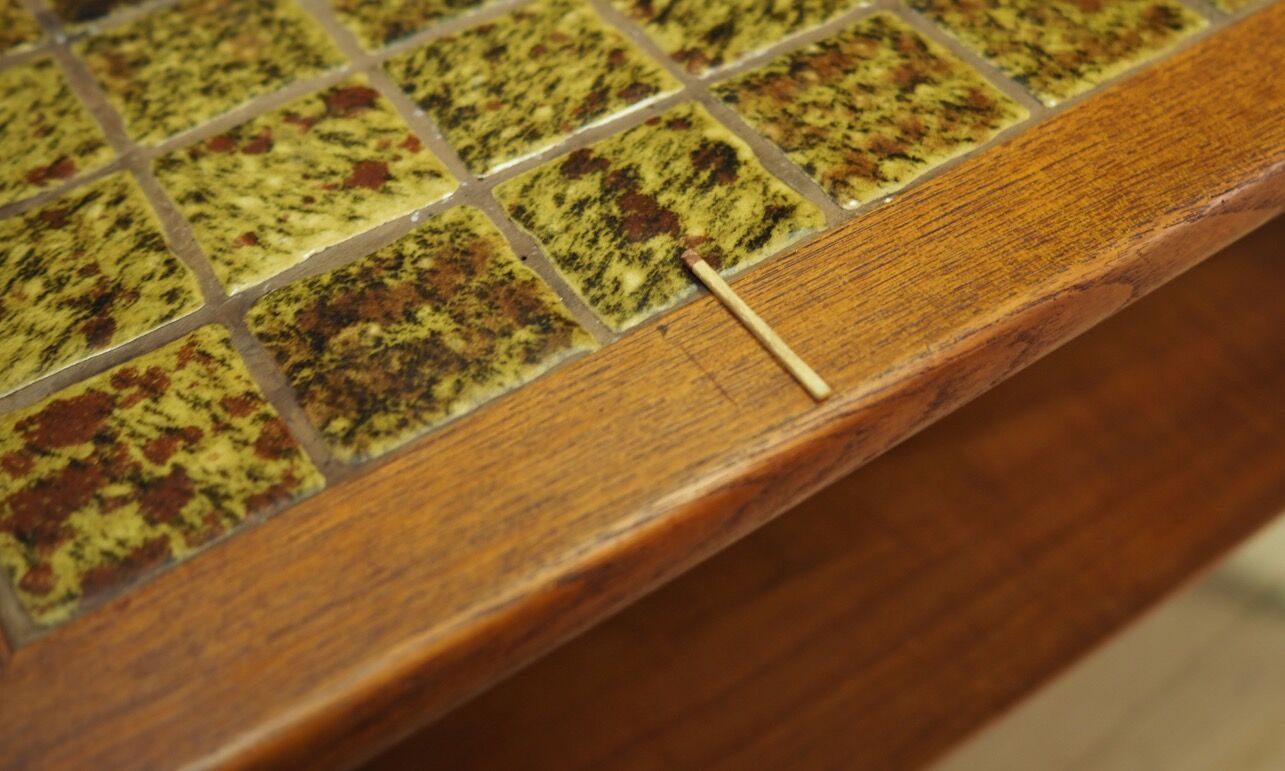 Vintage coffee table teak 60 70 danish design