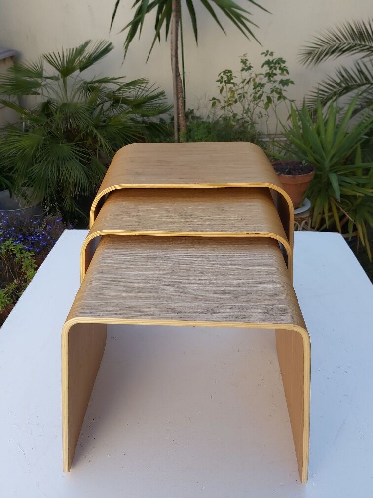 Tables giggled wood laminated glued