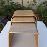 Tables giggled wood laminated glued