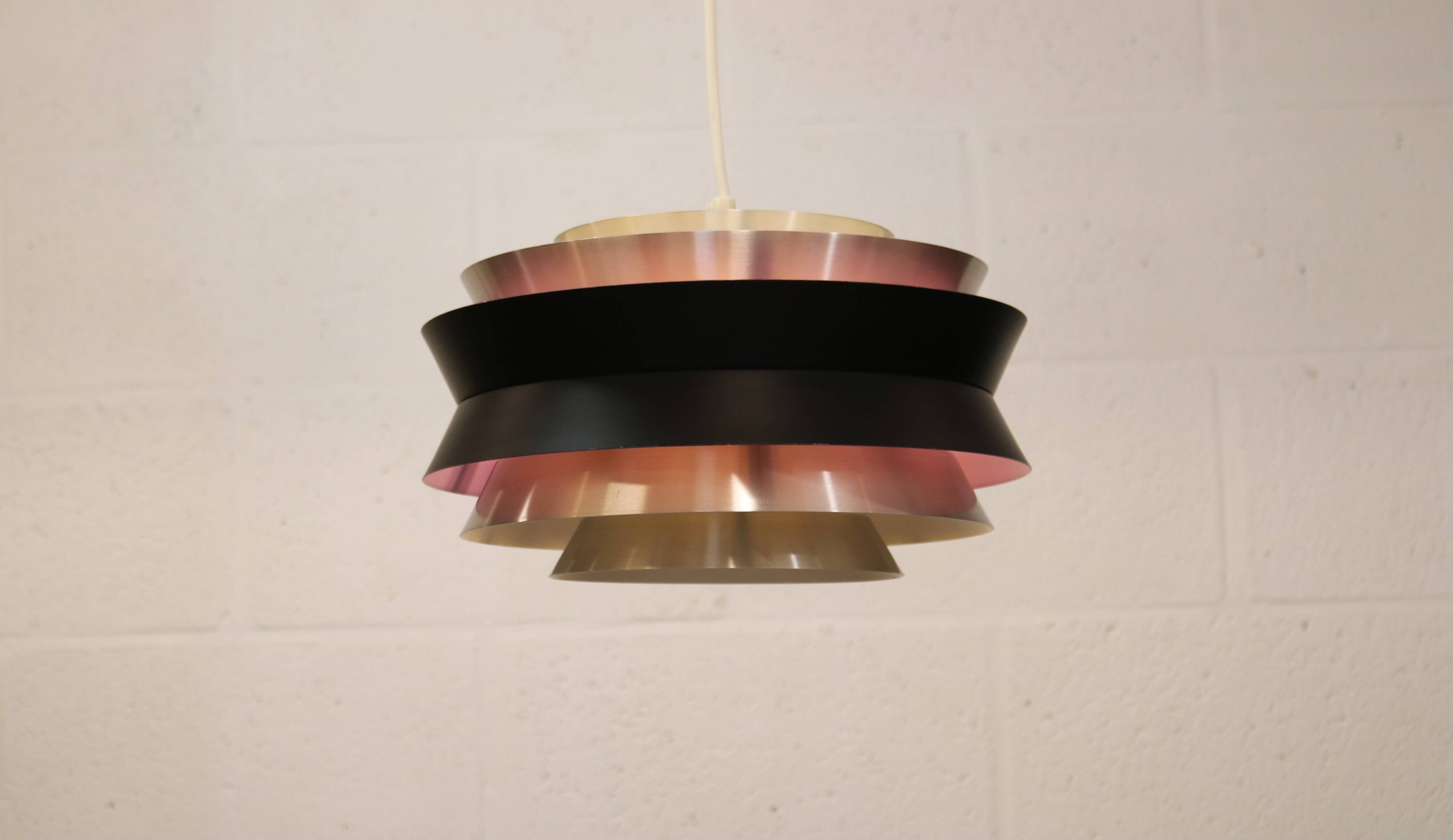 Swedish Vintage Design Lamp: Carl Thore Trava, 1970s Scandinavian Lighting