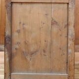 Rustic wooden secretary with 19th century flap