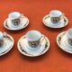 5 Tasses soucoupes à café Limoges Porcelaine BM Porcelaine Française