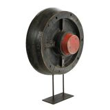 Industrial part mold on its iron stand