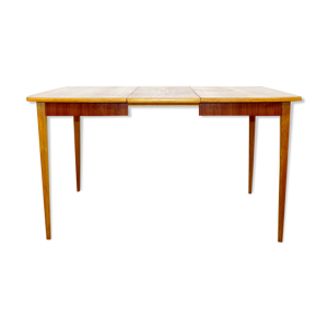 table de salle à manger en teck et en chêne, Suède, 1950