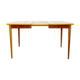 Teak and oak dining table, Sweden, 1950s
