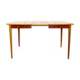 Teak and oak dining table, Sweden, 1950s