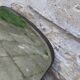 Beveled mirror 68x38 wood bottom