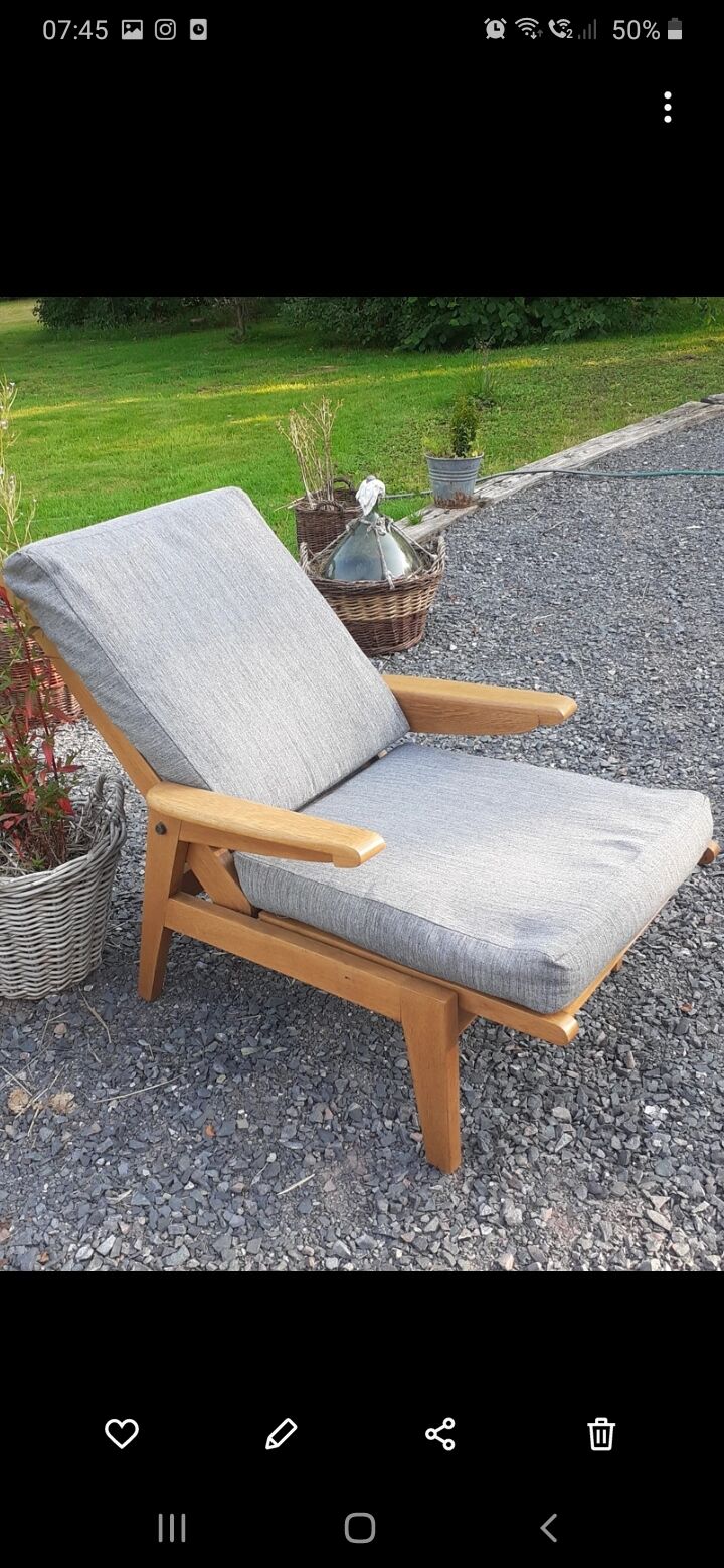 Armchair 3 positions 1950 Free Span FS 115