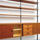 Teak shelving system by Pira, 1960s